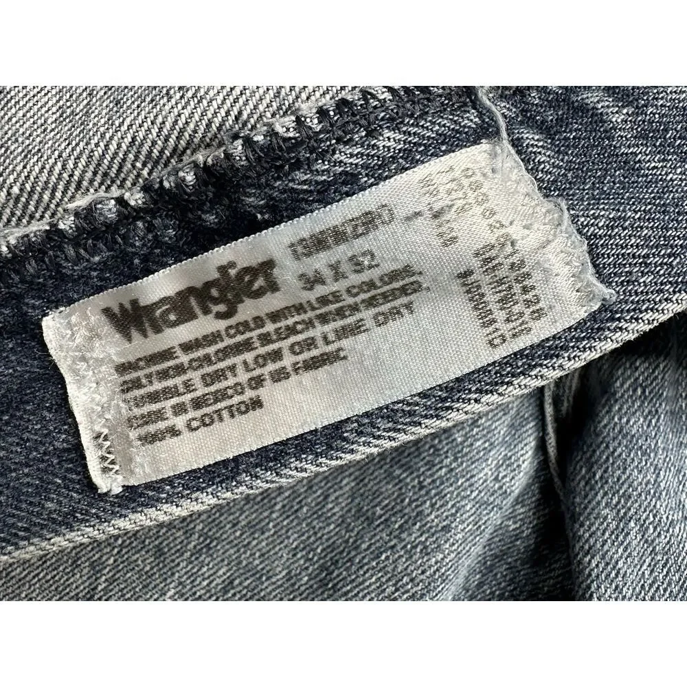 Vintage Wrangler Denim Pants Men's Light Blue Size ‎ (34 X 32)